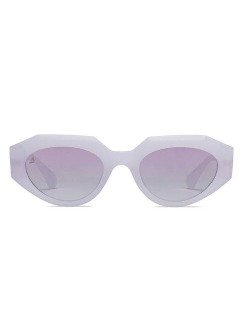 vincent chase holiday edit light pink geometric sunglasses for women