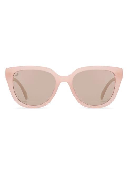 vincent chase holiday edit light pink wayfarer polarised and uv protected lens unisex sunglasses