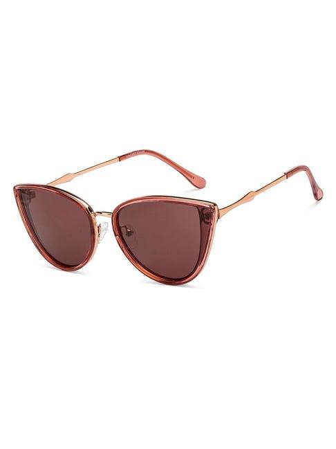 vincent chase pink cat eye polarised and uv protected lens sunglasses for women