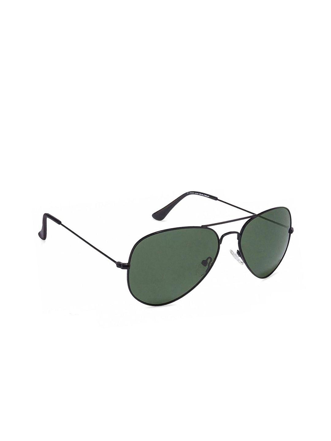 vincent chase unisex blue lens & black aviator sunglasses polarised & uv protected lens