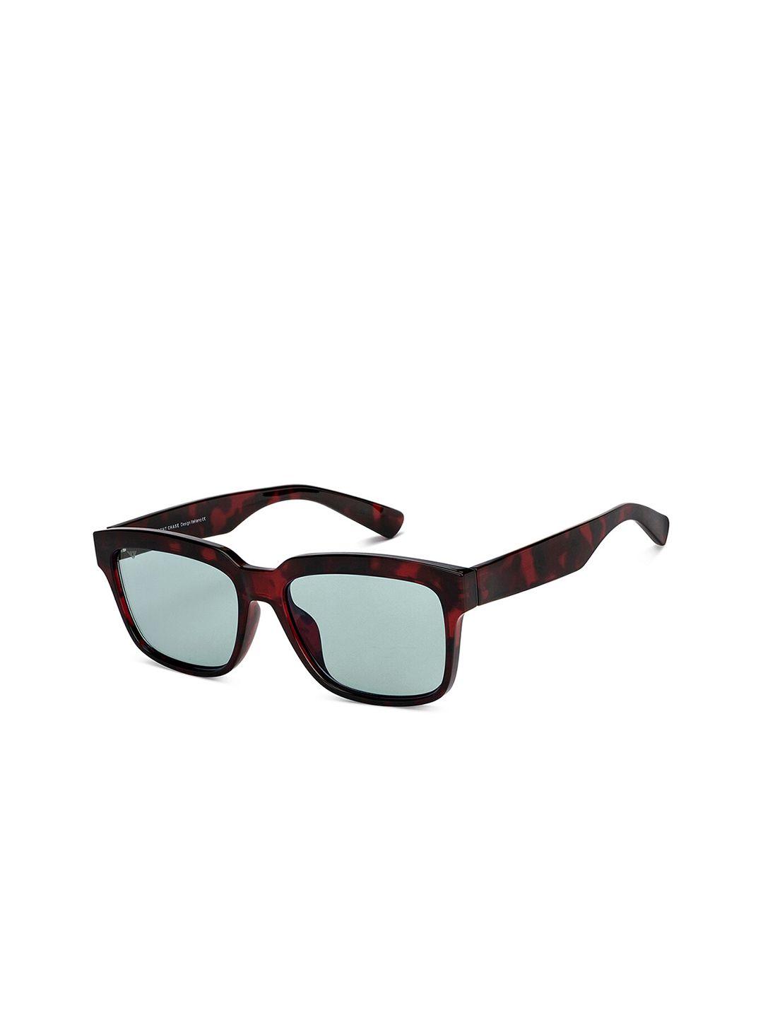 vincent chase unisex blue lens & black wayfarer sunglasses with uv protected lens 151133