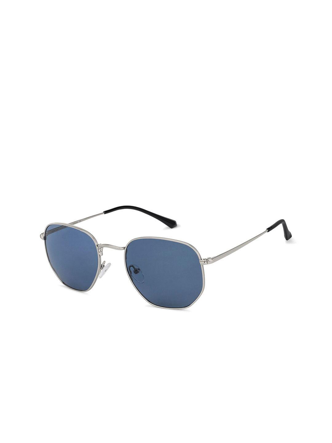 vincent chase unisex blue lens & silver-toned other sunglasses with polarised and uv protected lens