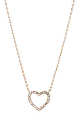 vintage glitz rose gold necklace - jf03086791