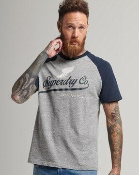 vintage achilles raglan relaxed fit crew-neck t-shirt