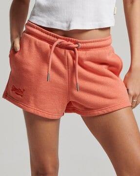 vintage logo embroidered shorts