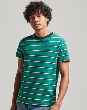 vintage striped organic cotton t-shirt