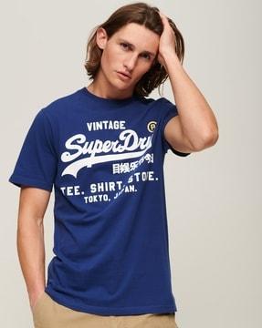 vintage vl store classic crew-neck t-shirt