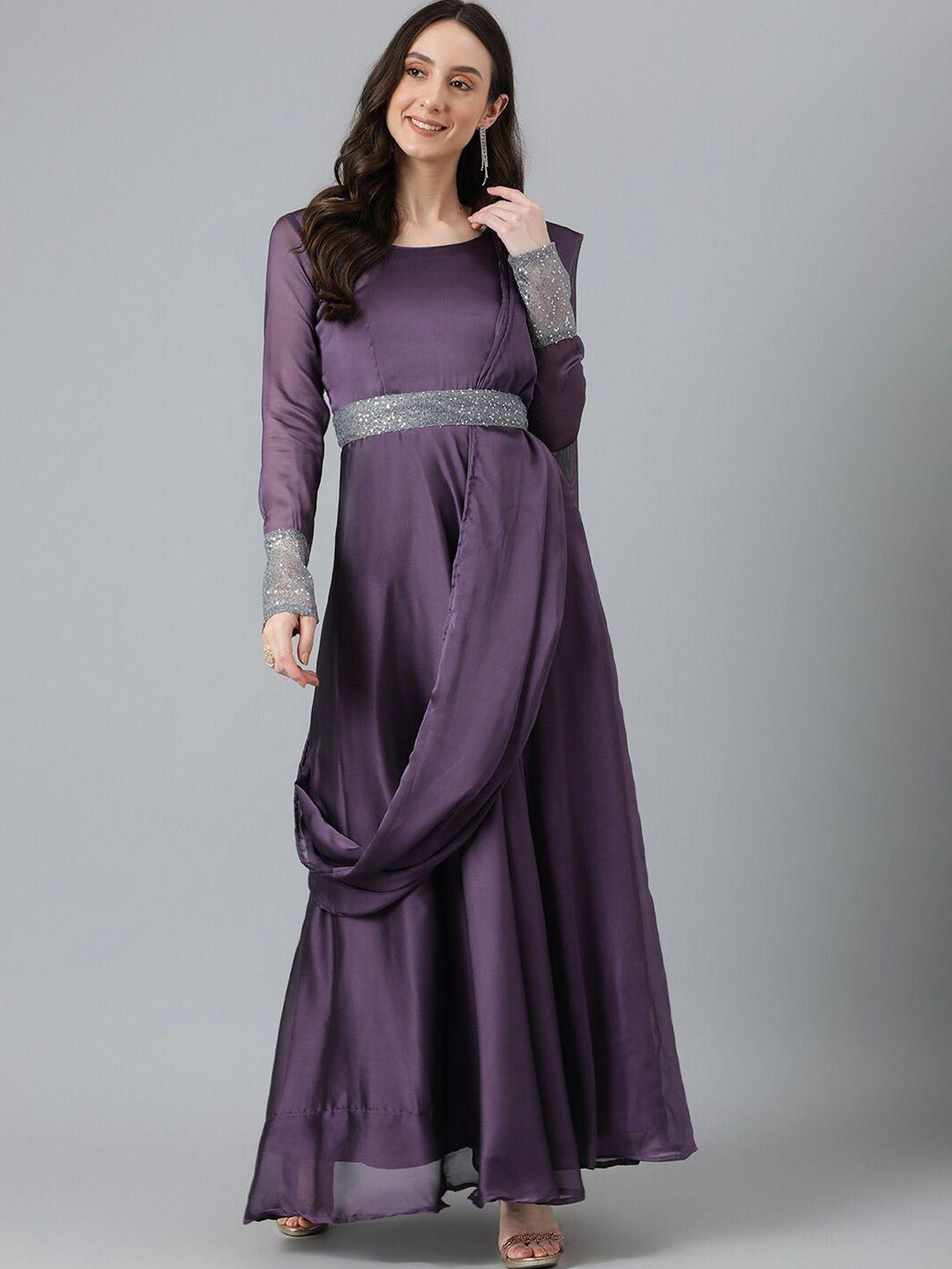 vinya purple dress