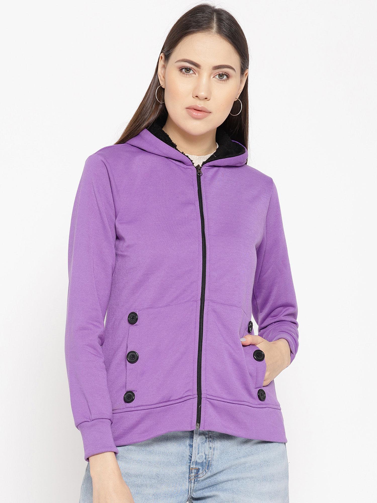 violet solid jacket