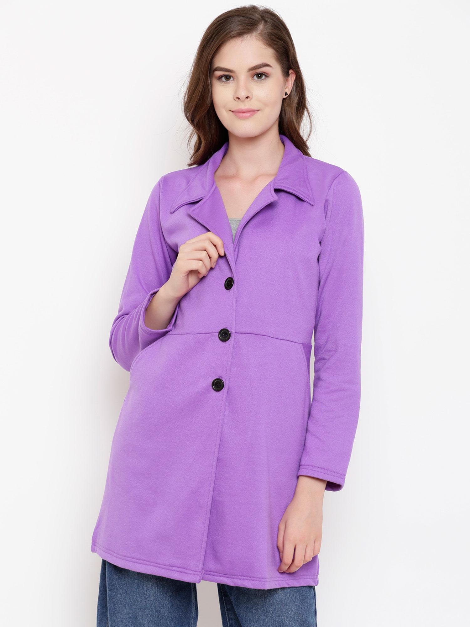 violet solid coat