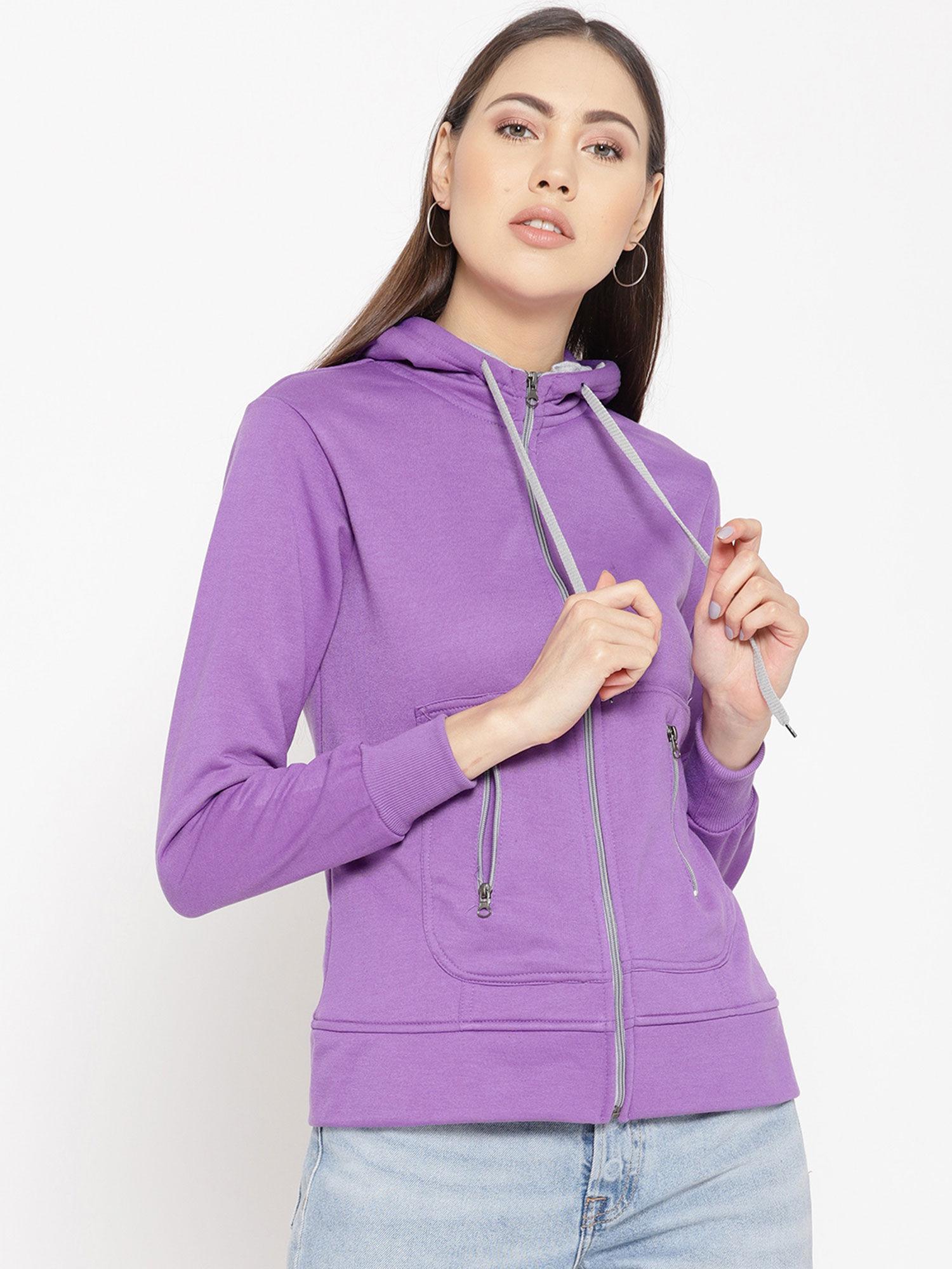 violet solid jacket