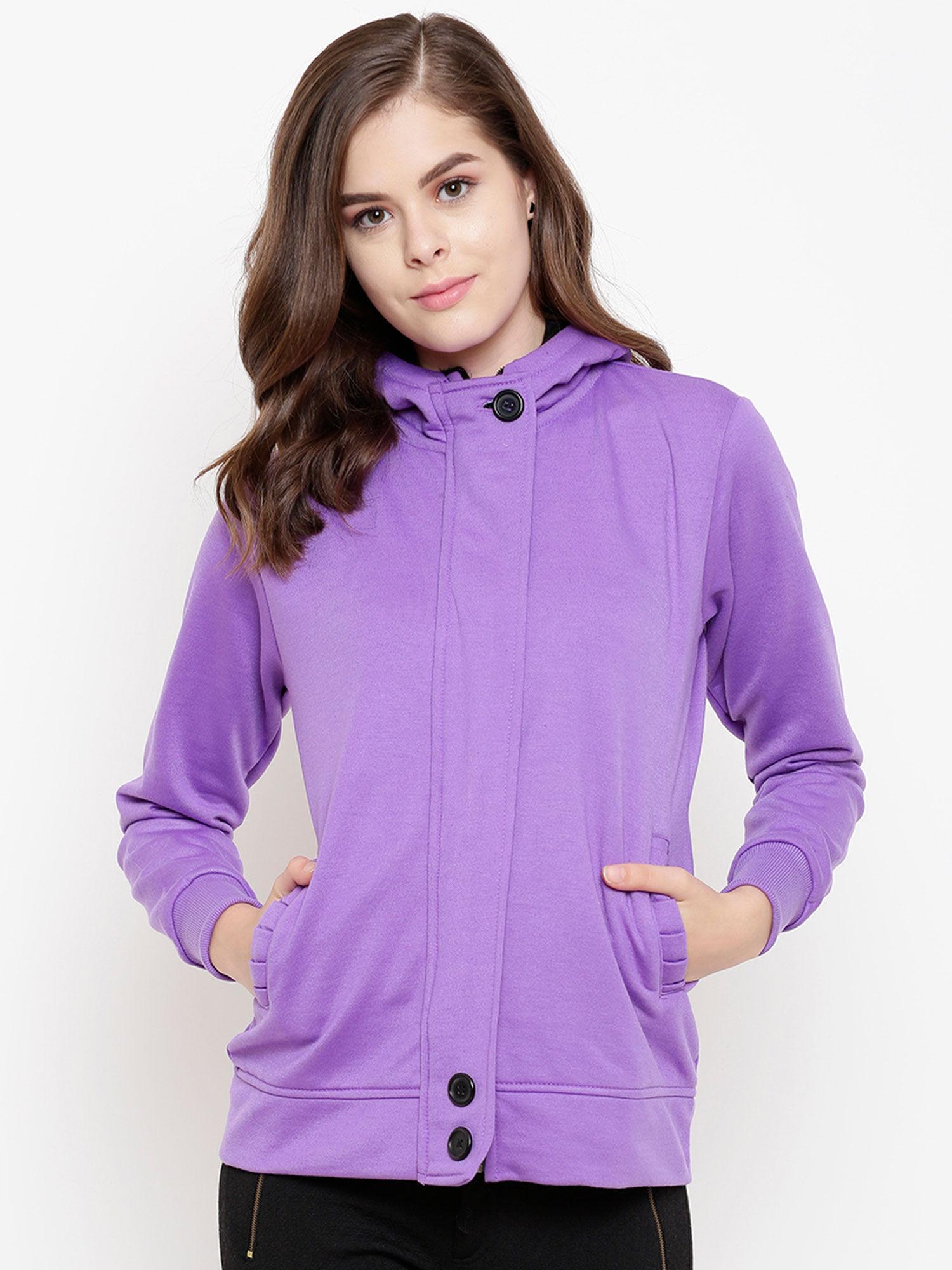 violet solid jacket