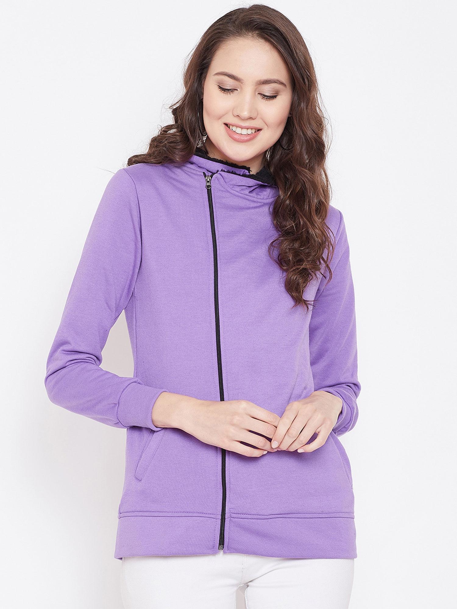 violet solid jacket