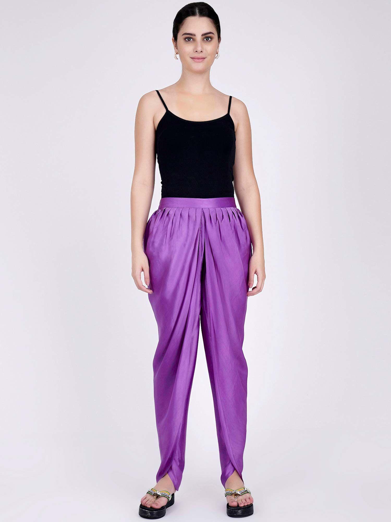 violet tulip pants