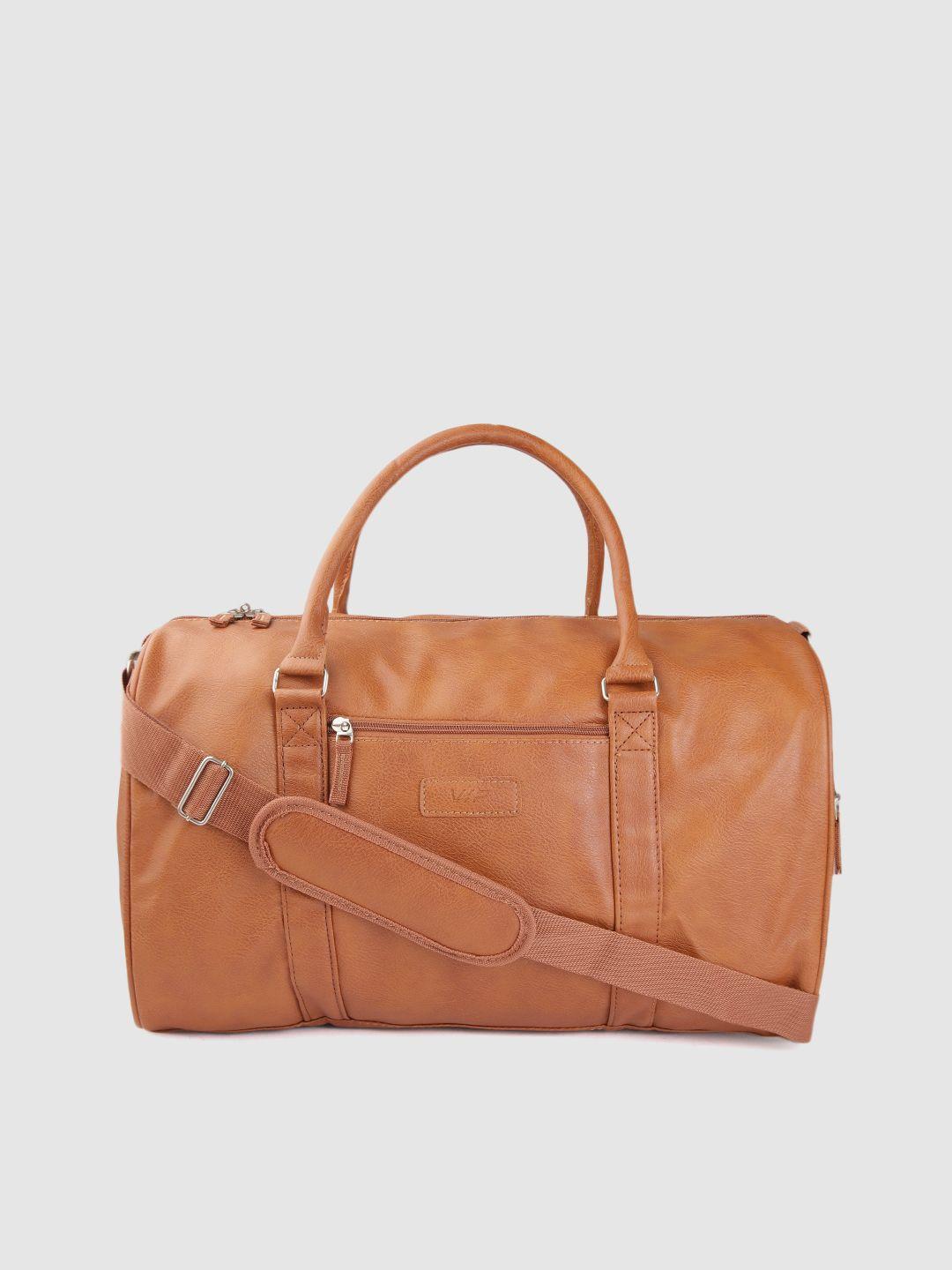 vip unisex tan brown solid endura duffel bag