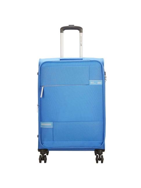 vip blue large soft cabin trolley - 79 cm