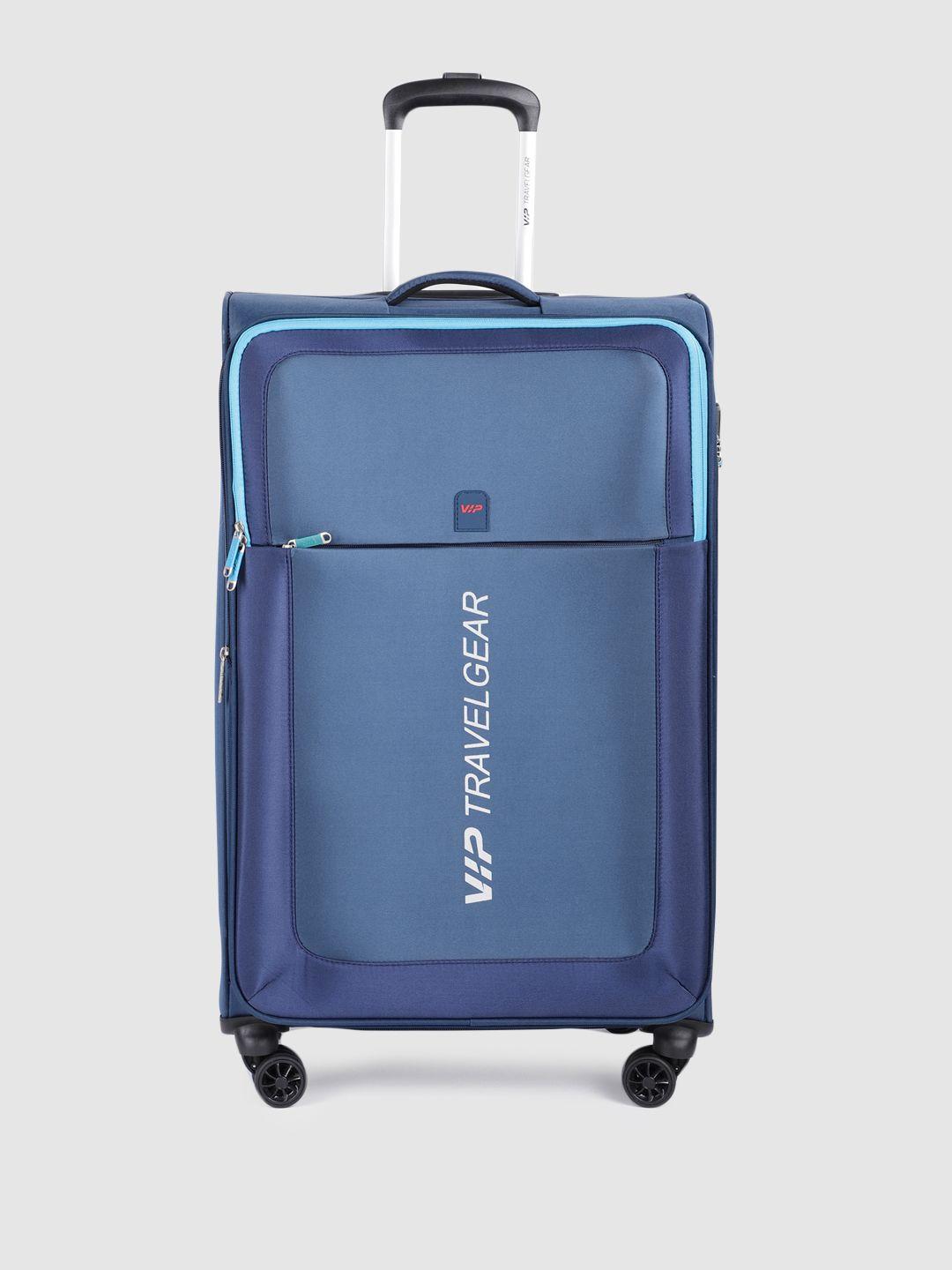 vip brand logo print supreme soft-sided large trolley suitcase