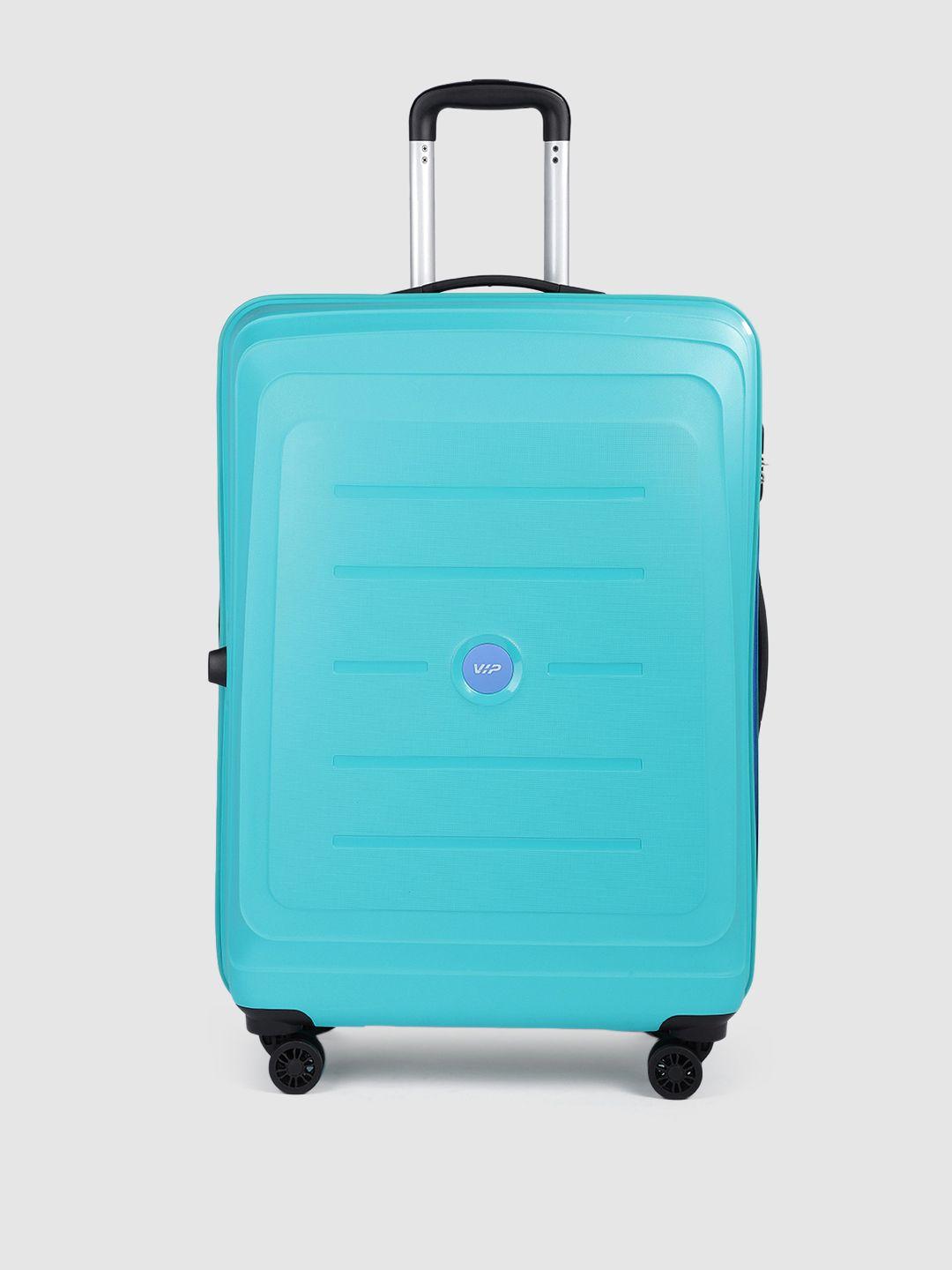 vip corsa strolly 76 360 textured large trolley suitcase