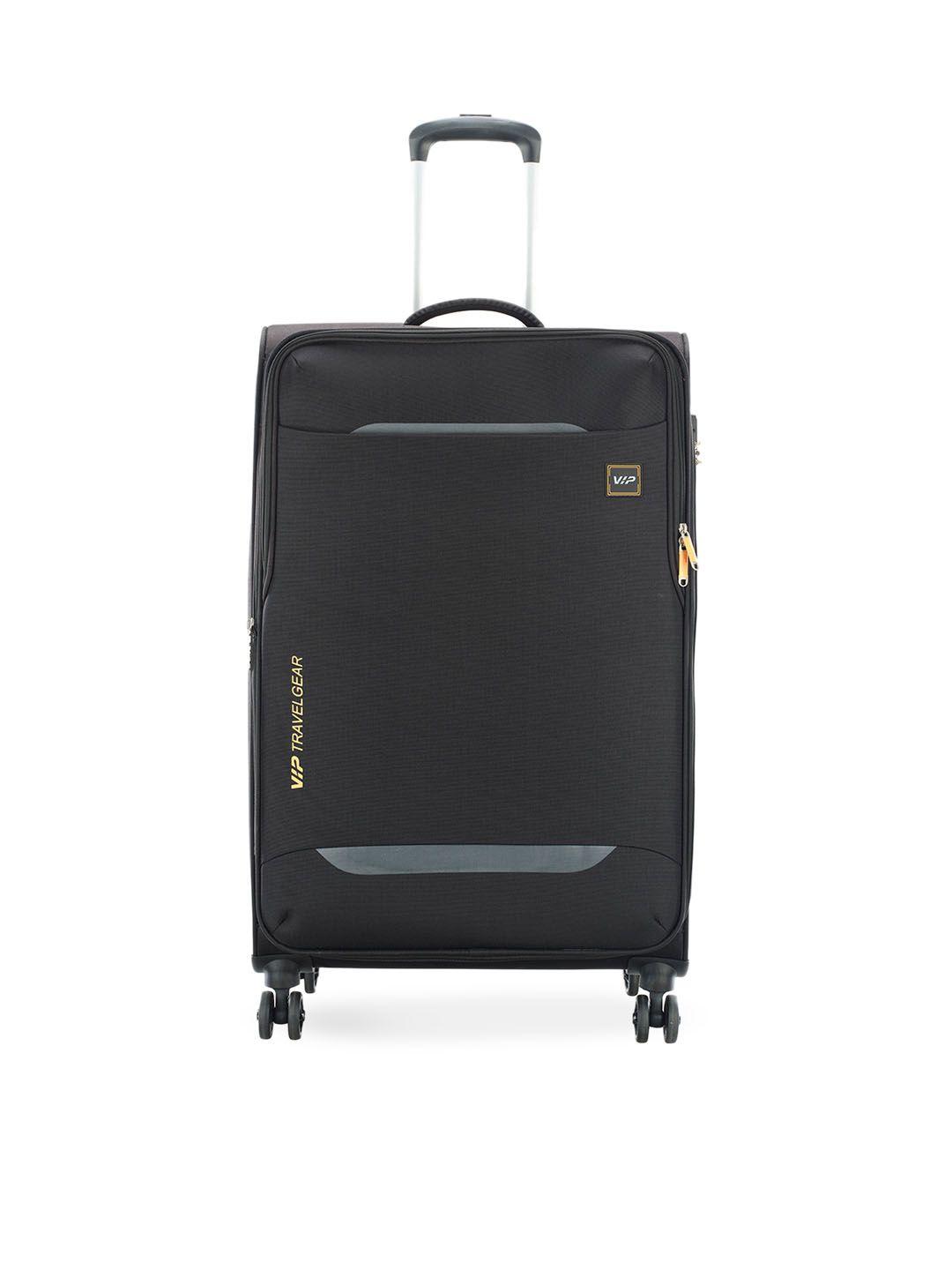 vip eterno 8w large soft sided suitcase textured trolley bag