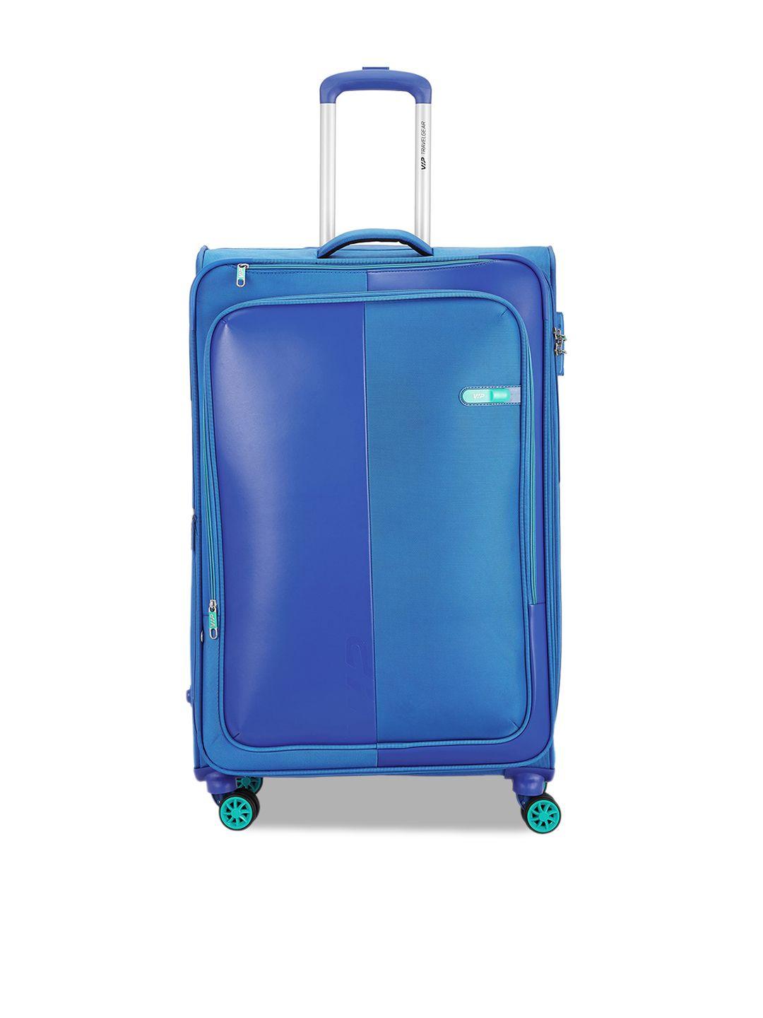 vip soft-sided large trolley suitcase