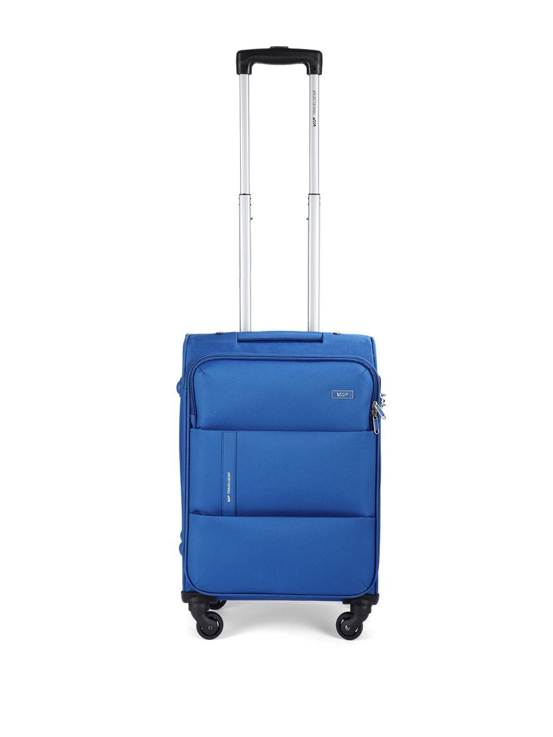 vip unisex blue small widget str trolley suitcase