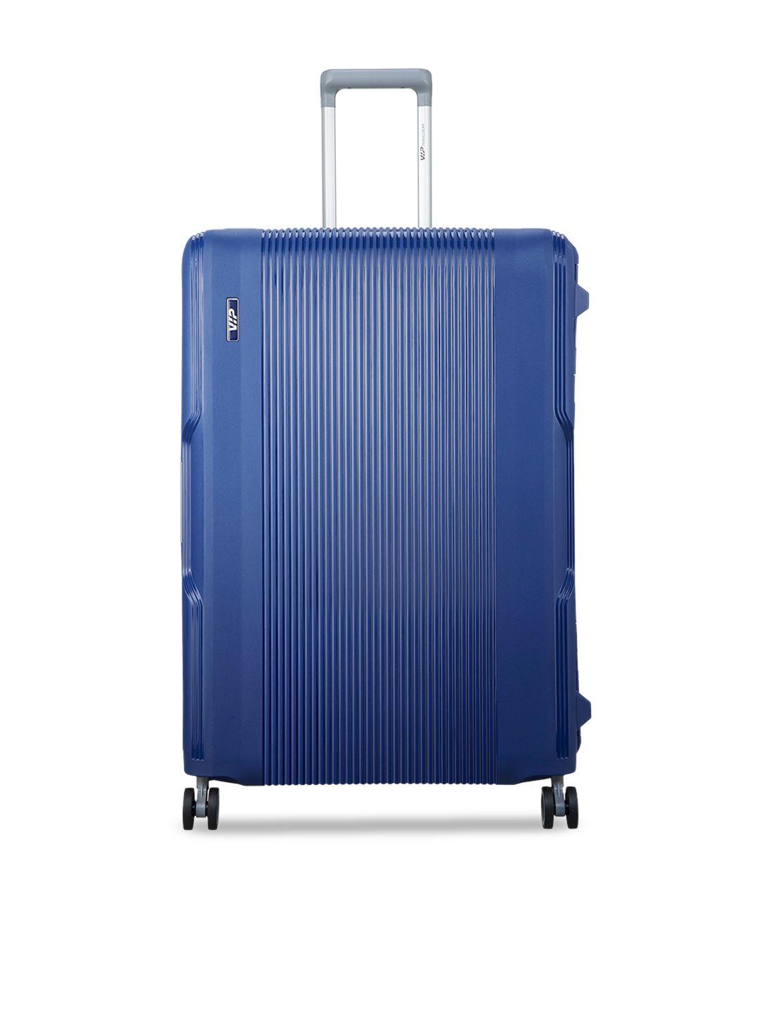 vip unisex textured maestronxt hard-sided large luggage strolley suitcase