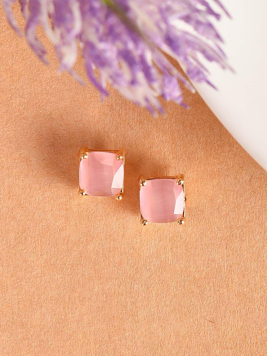 viraasi gold-plated studs earrings