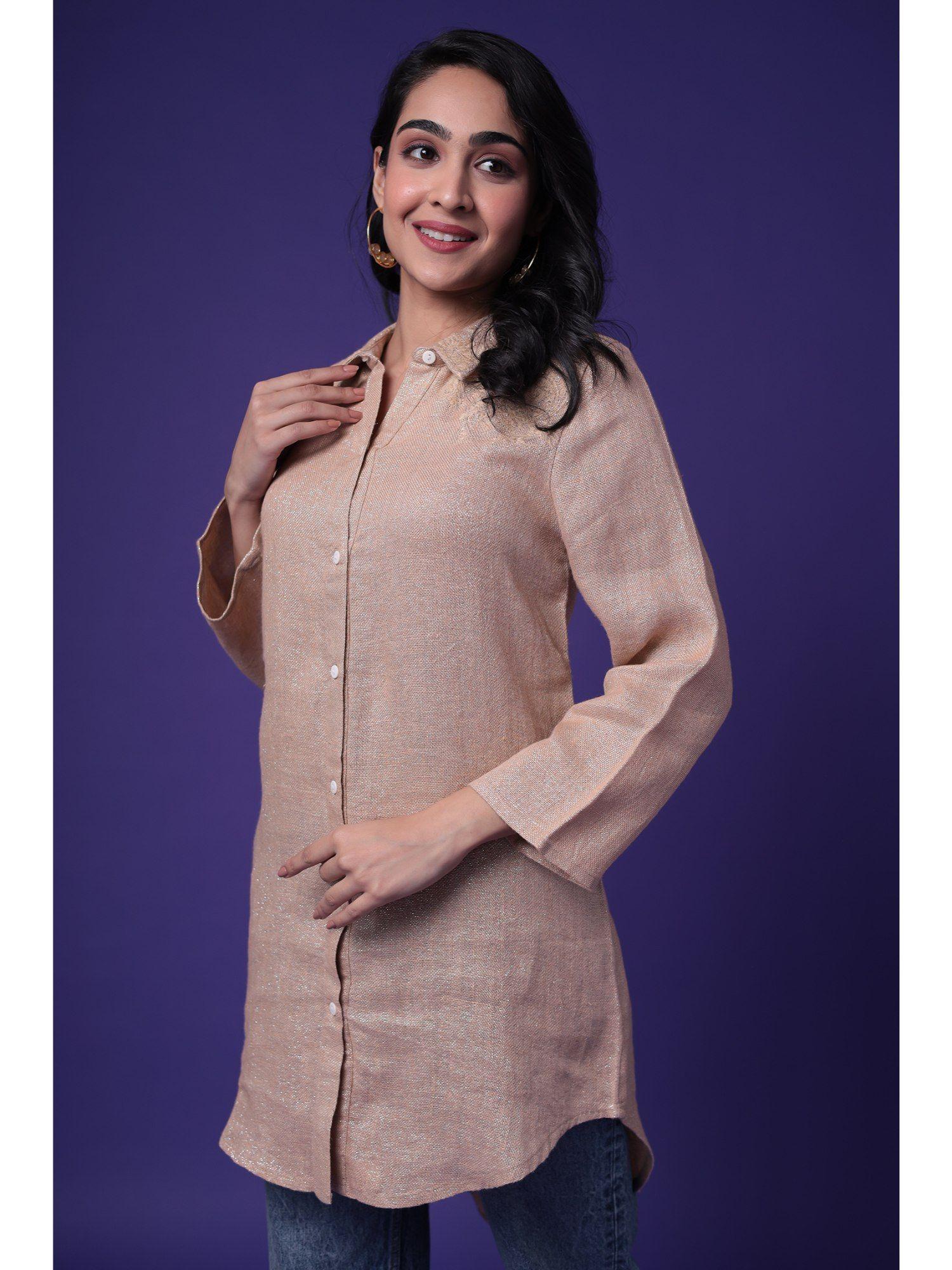 viscose tunic- beige