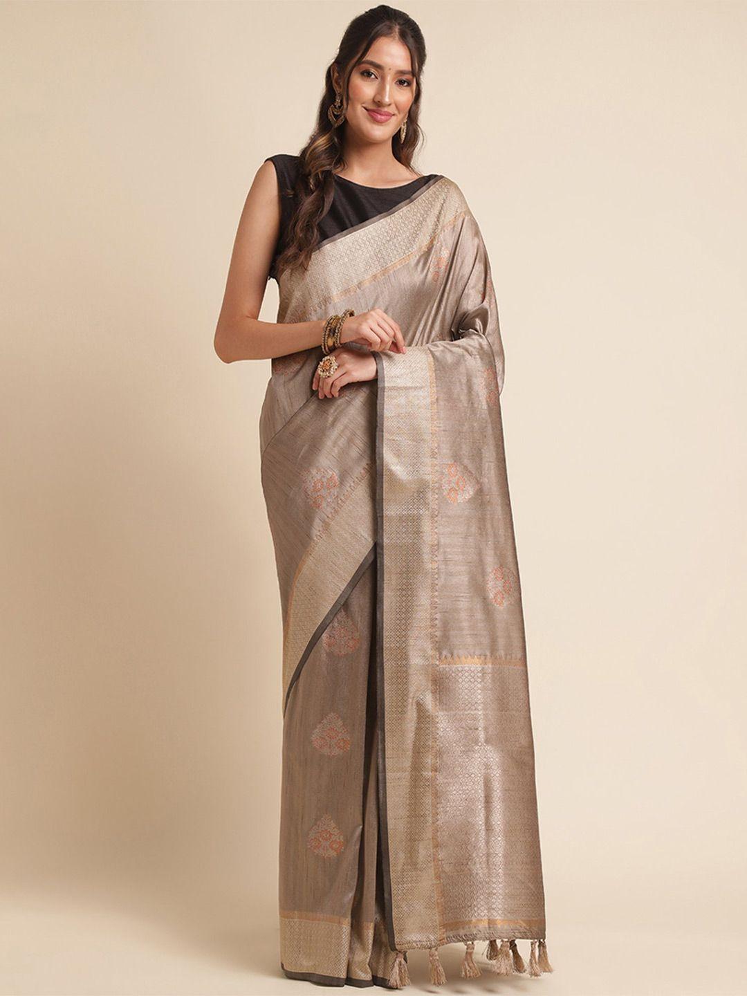 vishnu weaves ethnic motifs woven design zari tussar saree