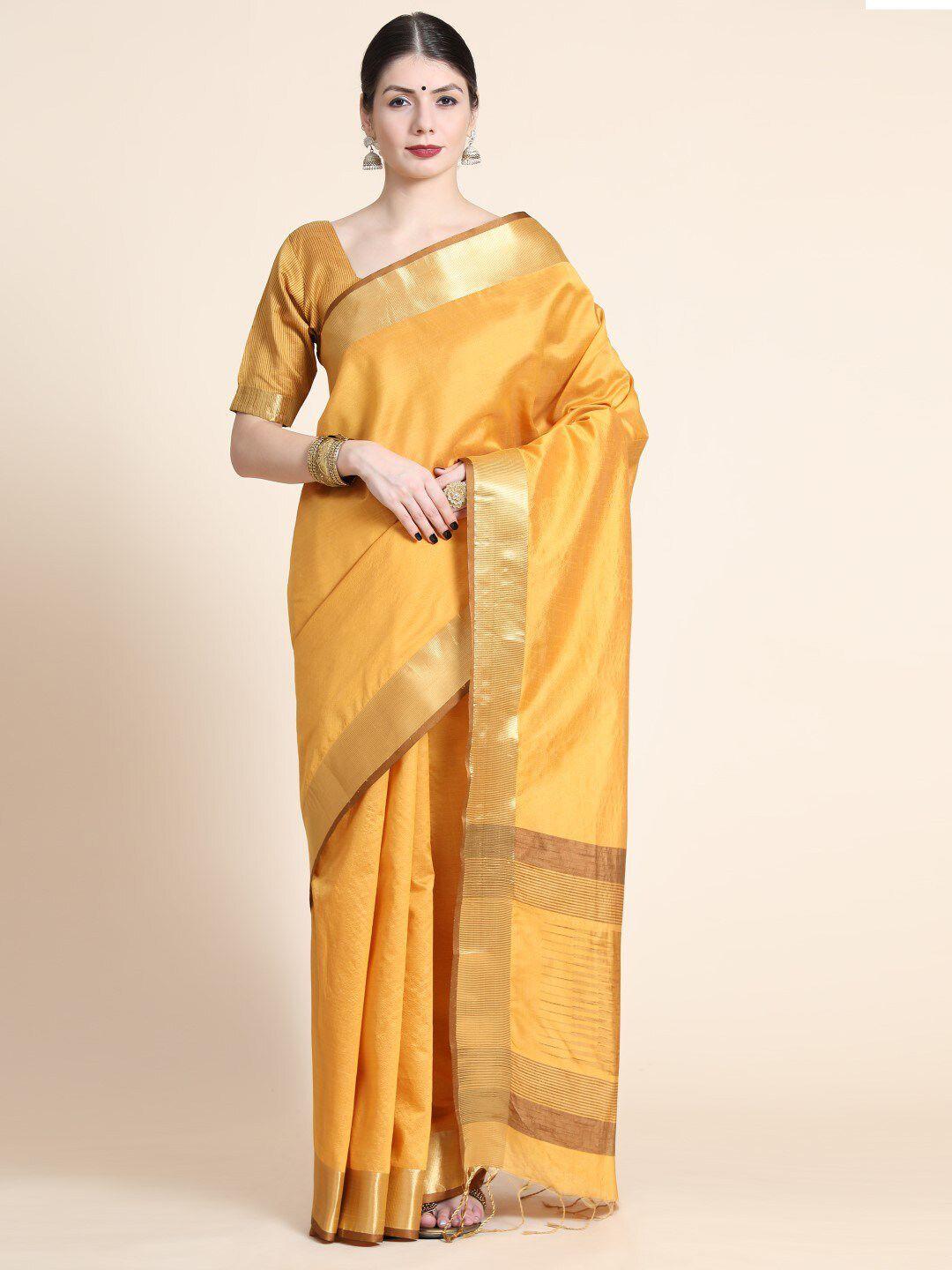 vishnu weaves zari mysore silk saree with tassels