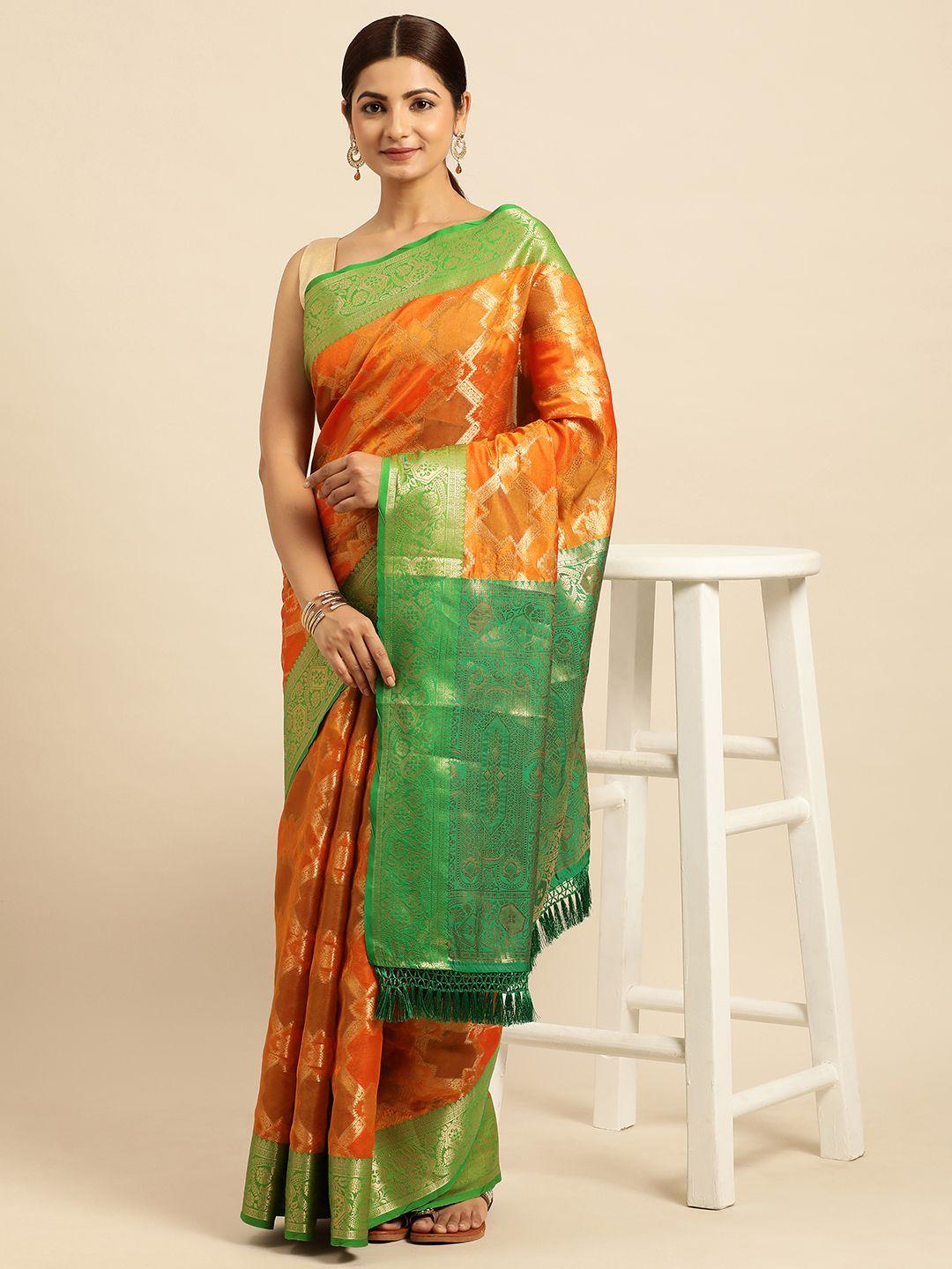 vishnu weaves ethnic motifs zari banarasi saree