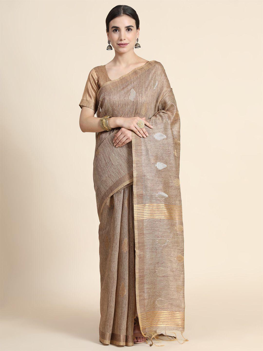 vishnu weaves ethnic woven design zari pure cotton saree