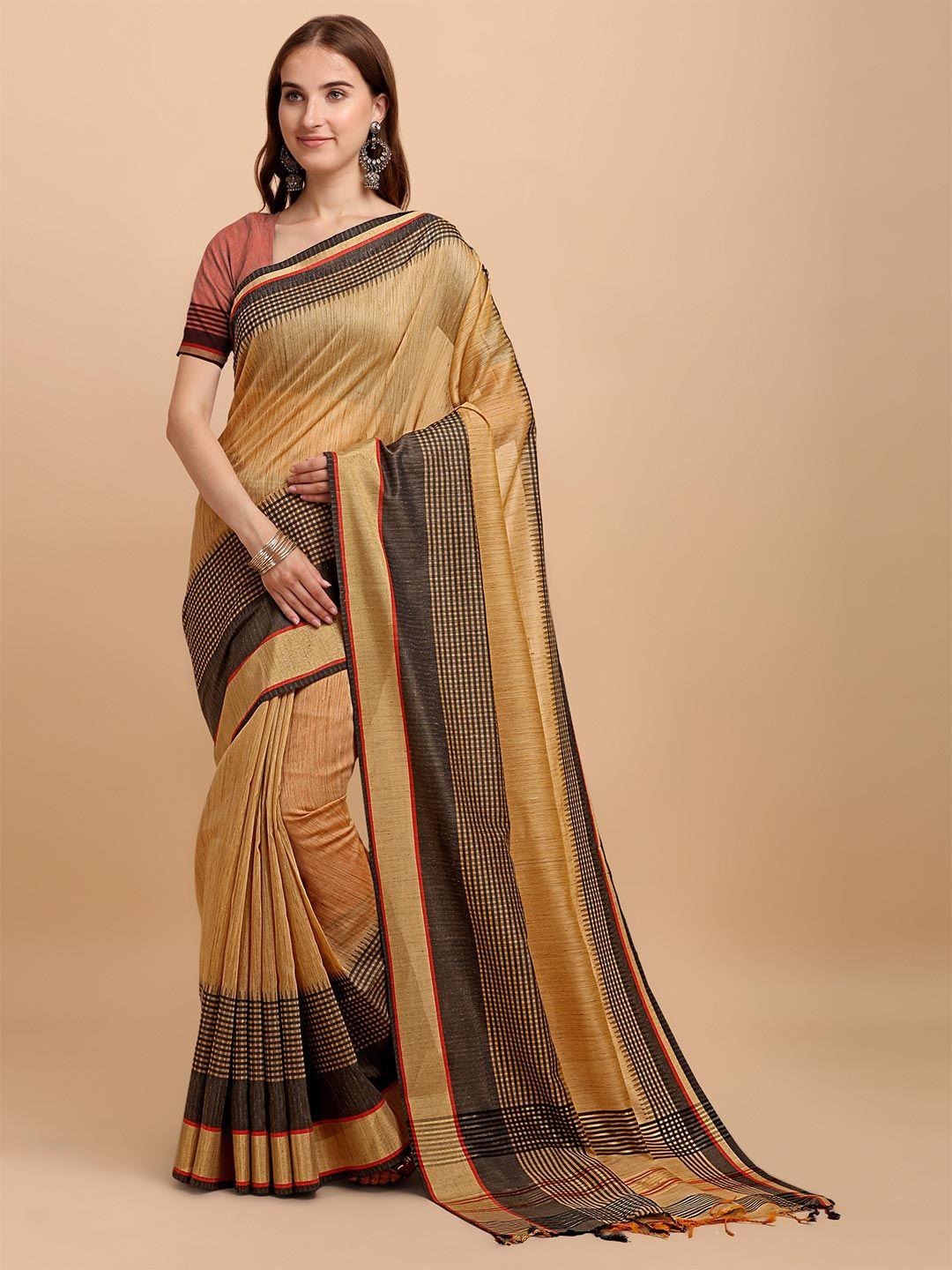 vishnu weaves woven design chanderi saree