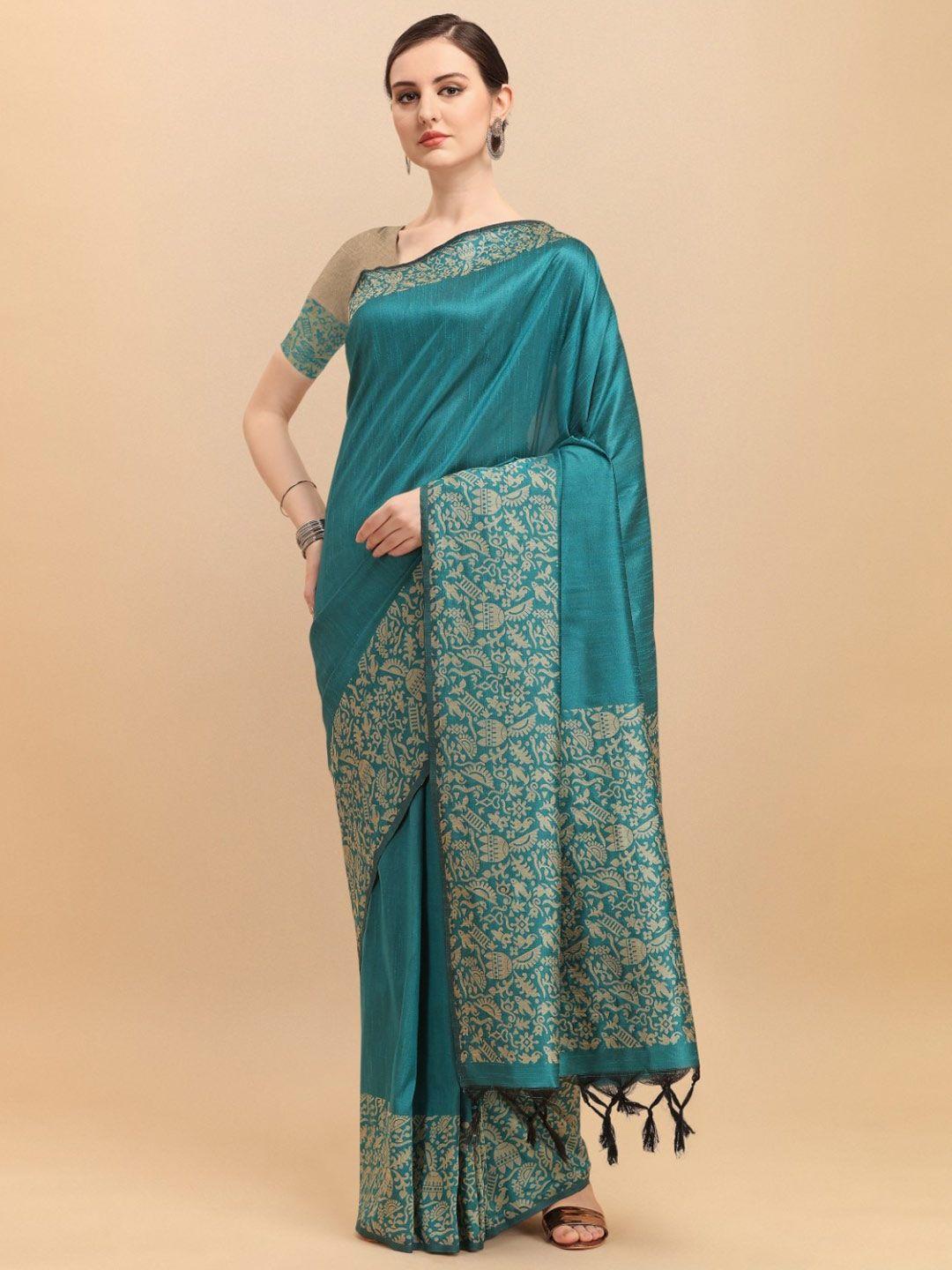 vishnu weaves woven design zari bhagalpuri saree