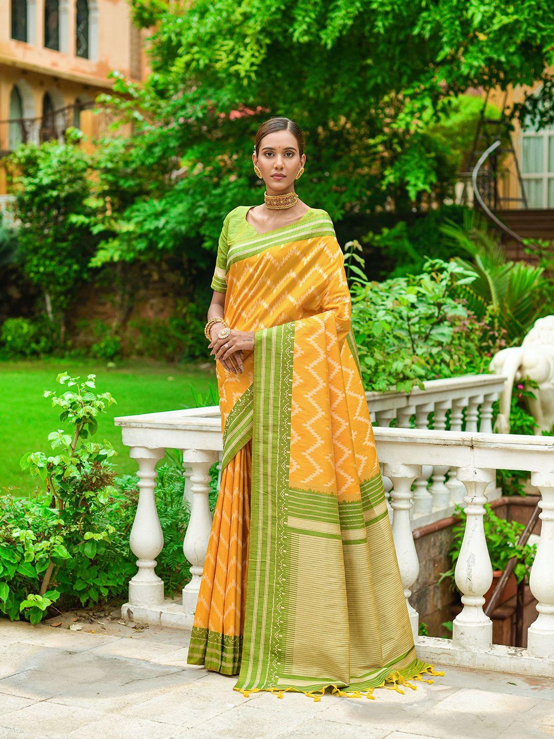 vishnu weaves woven design zari bhagalpuri saree