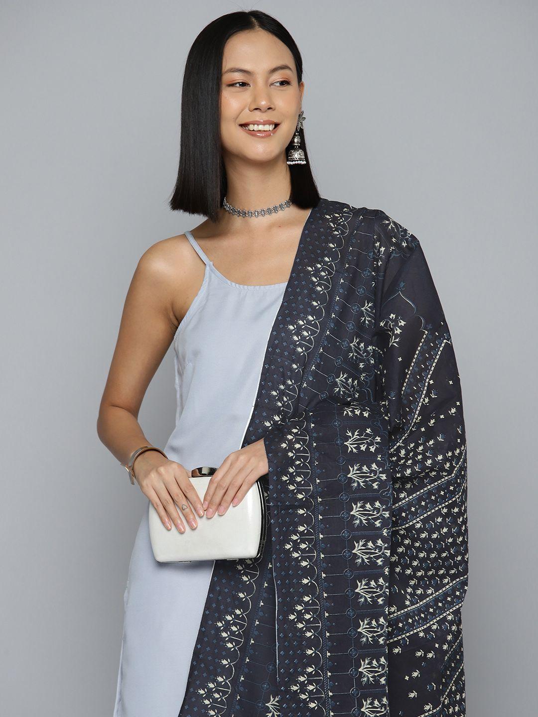 vishudh ethnic motifs print pure cotton dupatta
