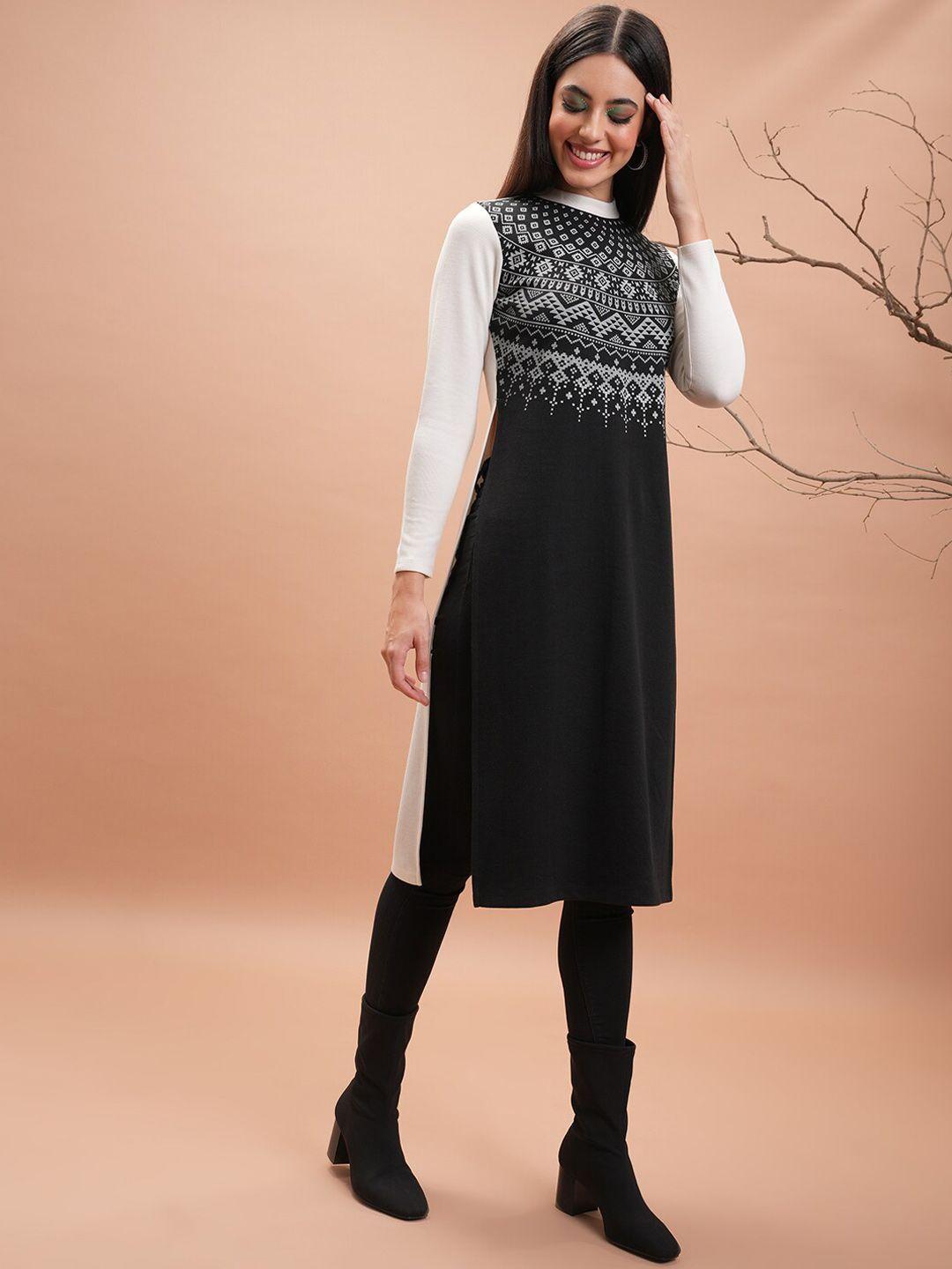 vishudh winter ethnic motifs printed kurta