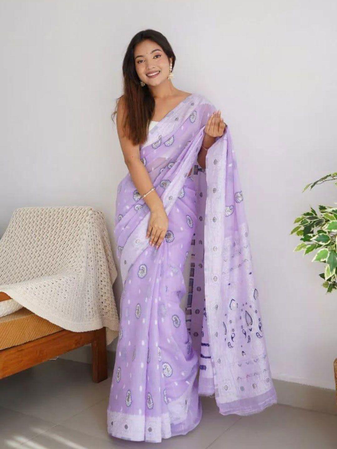 visit wear ethnic motif woven design banarasi saree