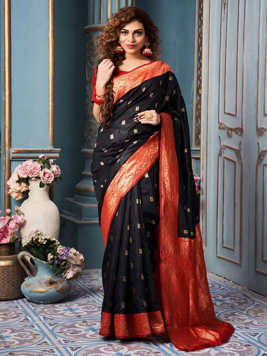 visit wear woven design ethnic motifs zari kanjeevaram saree