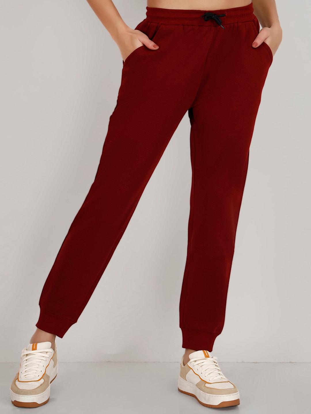 viso women mid-rise relaxed-fit joggers