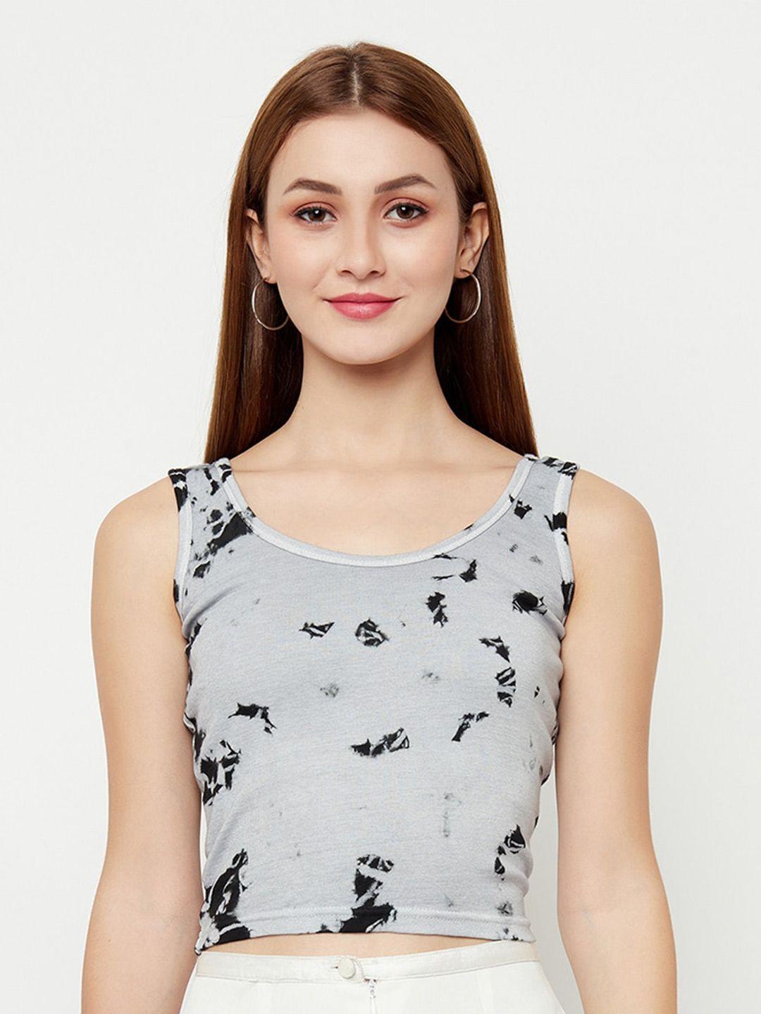 viso tie & dye printed sleeveless top