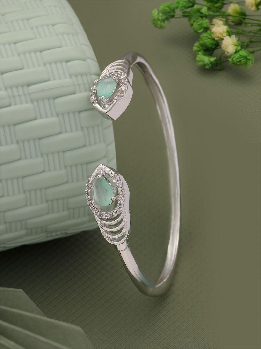 vita bella women silver-plated cuff bracelet