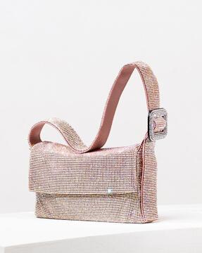 vitty la mignon rhinestone shoulder bag