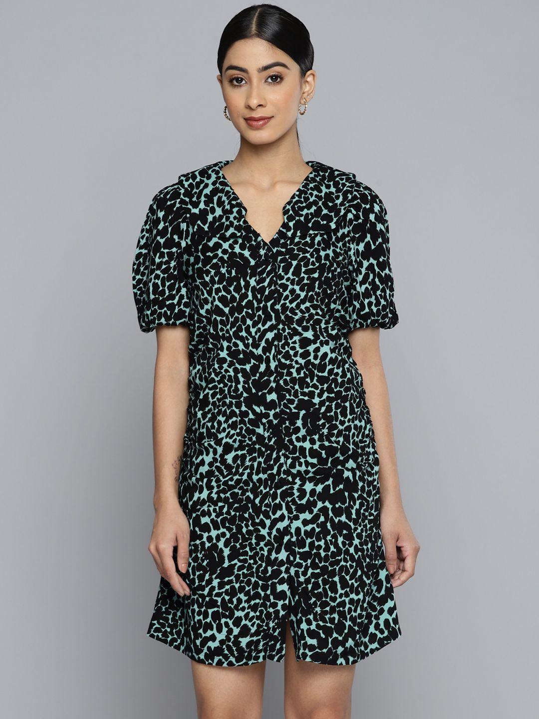 vividartsy animal print a-line dress