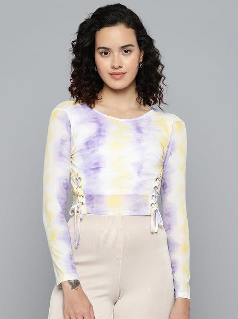 vividartsy multicolor tie - dye top