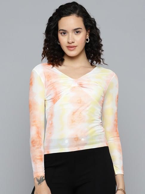 vividartsy multicolor tie - dye top