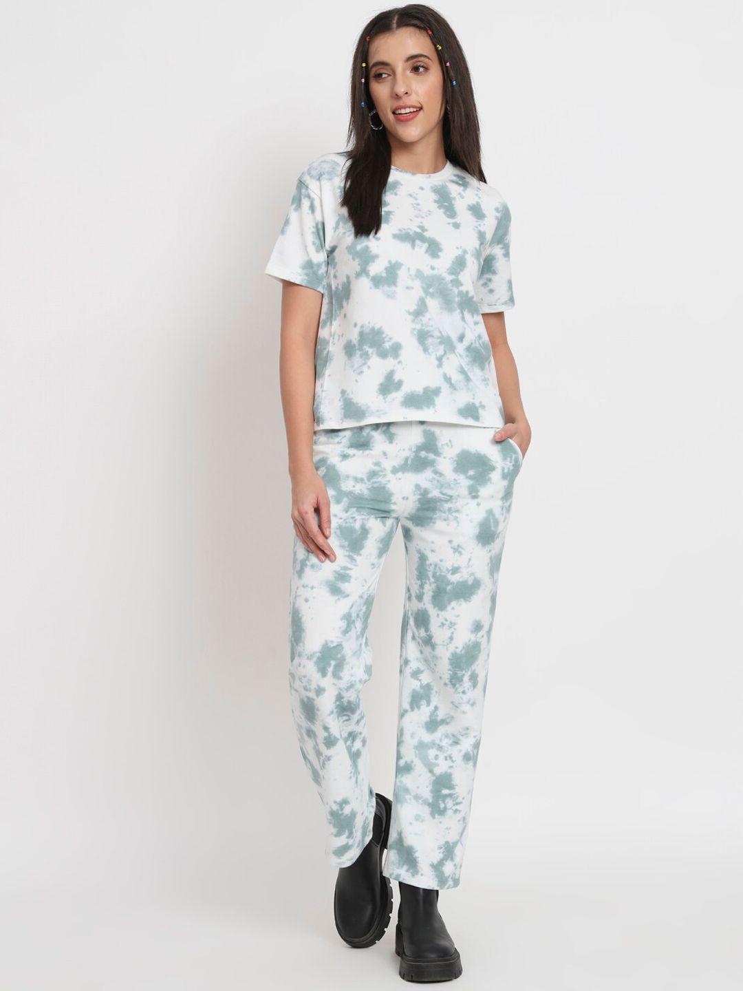 vividartsy tie-dyed t-shirt & trousers