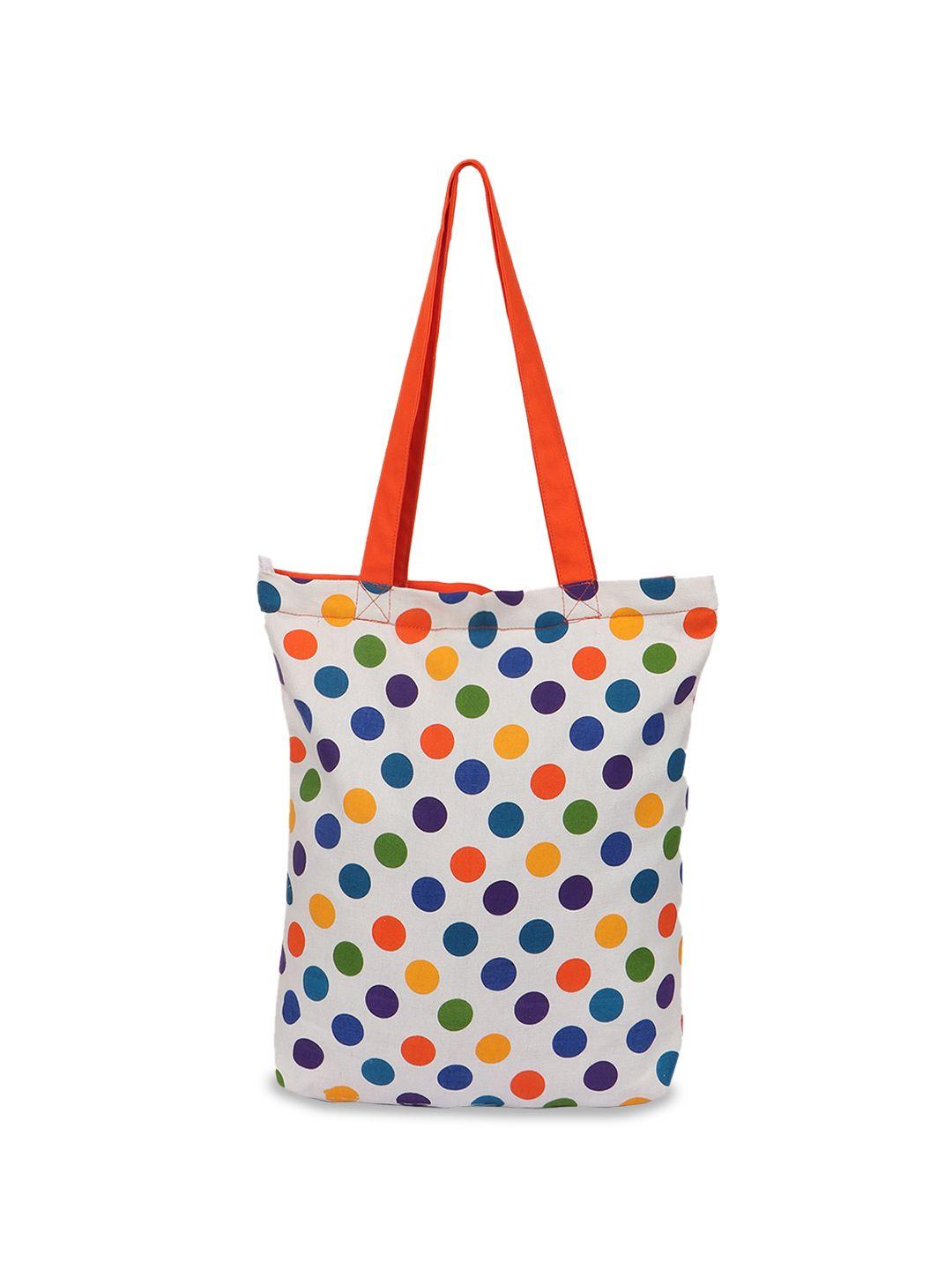 vivinkaa geometric printed canvas shopper tote bag