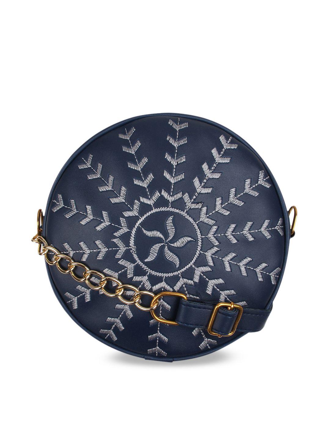 vivinkaa navy blue printed sling bag