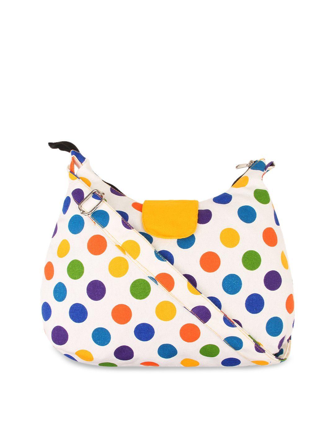 vivinkaa off-white printed hobo bag